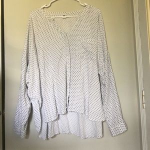 Old Navy jax design button down Blouse, Size: XL